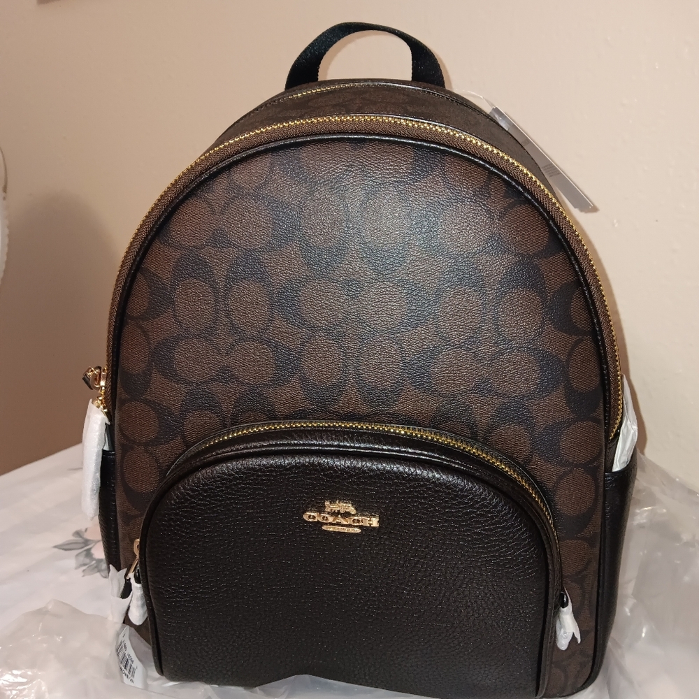 Coach backpack medium new with tags still in plastic wrapping